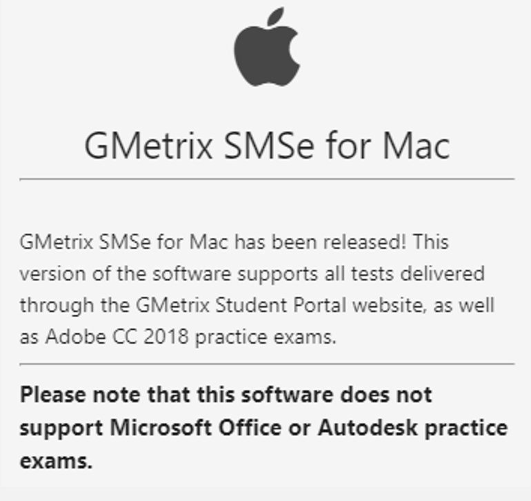 gmetrix mac