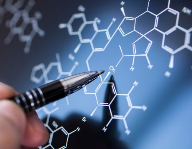 Science Molecules Writing
