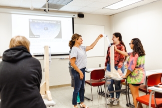 Upward Bound Students in VHCC Classroom