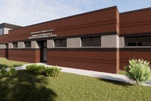 exterior view of Advanced Technology and Workforce Development Center
